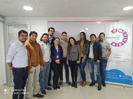 Odoo visita Trescloud en Quito